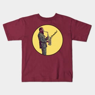 Ornette Coleman Jazz Saxophonist T-shirt, Musician Sax player Tee, Gift Shirt for Jazz Swing Free Bop Music Lovers, Saxophone Present Shirt Kids T-Shirt